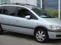 2001 Chevrolet Zafira - Technical Specs, Fuel consumption, Dimensions